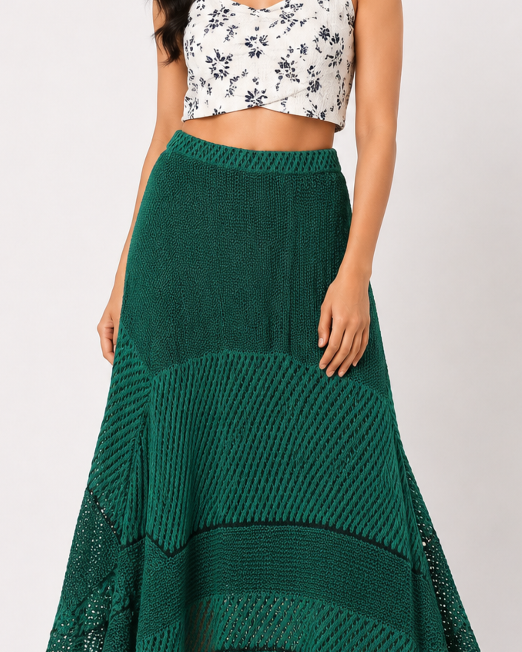 Dark Green Skirt
