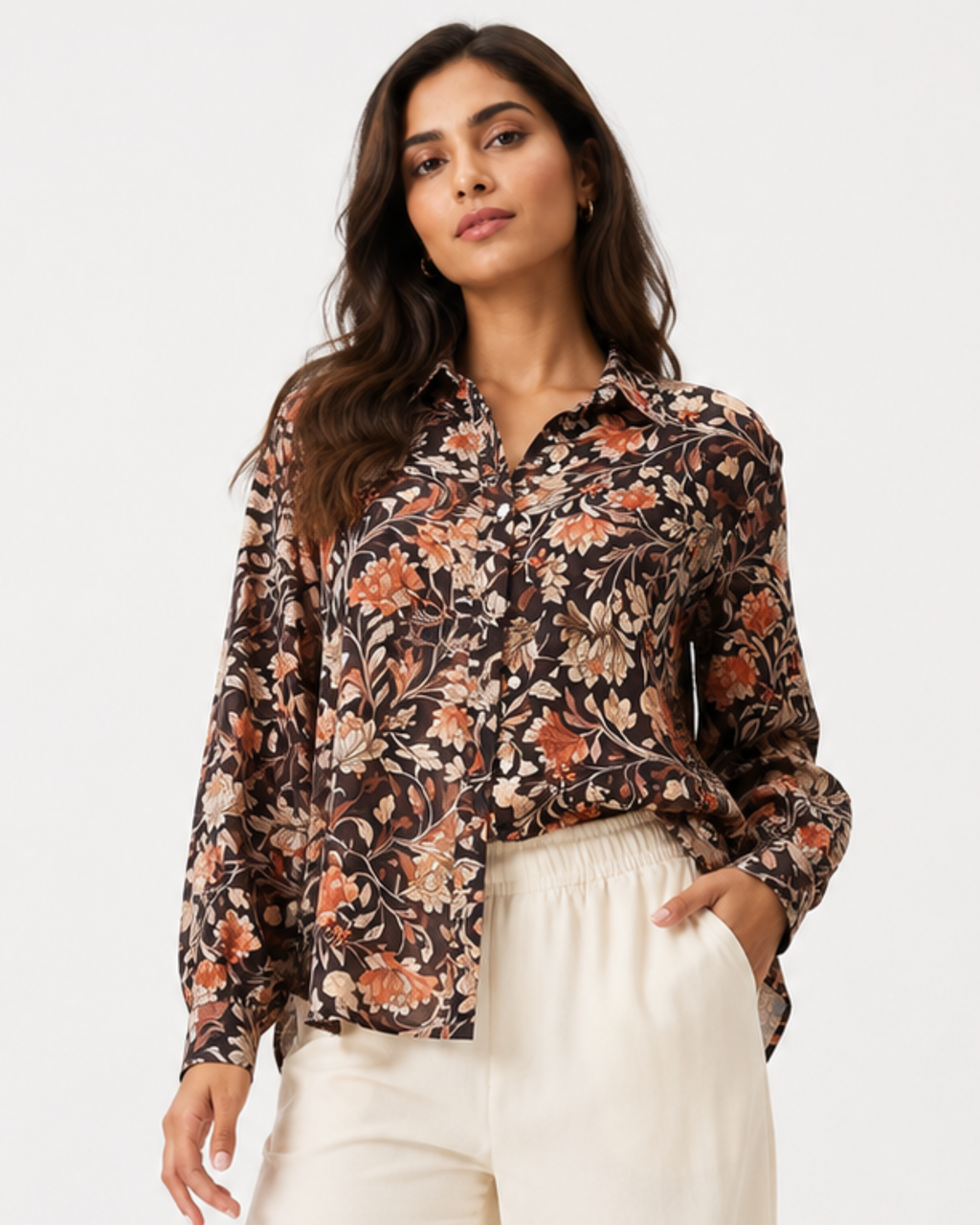 Printed Shirt with Plazo Cord Set