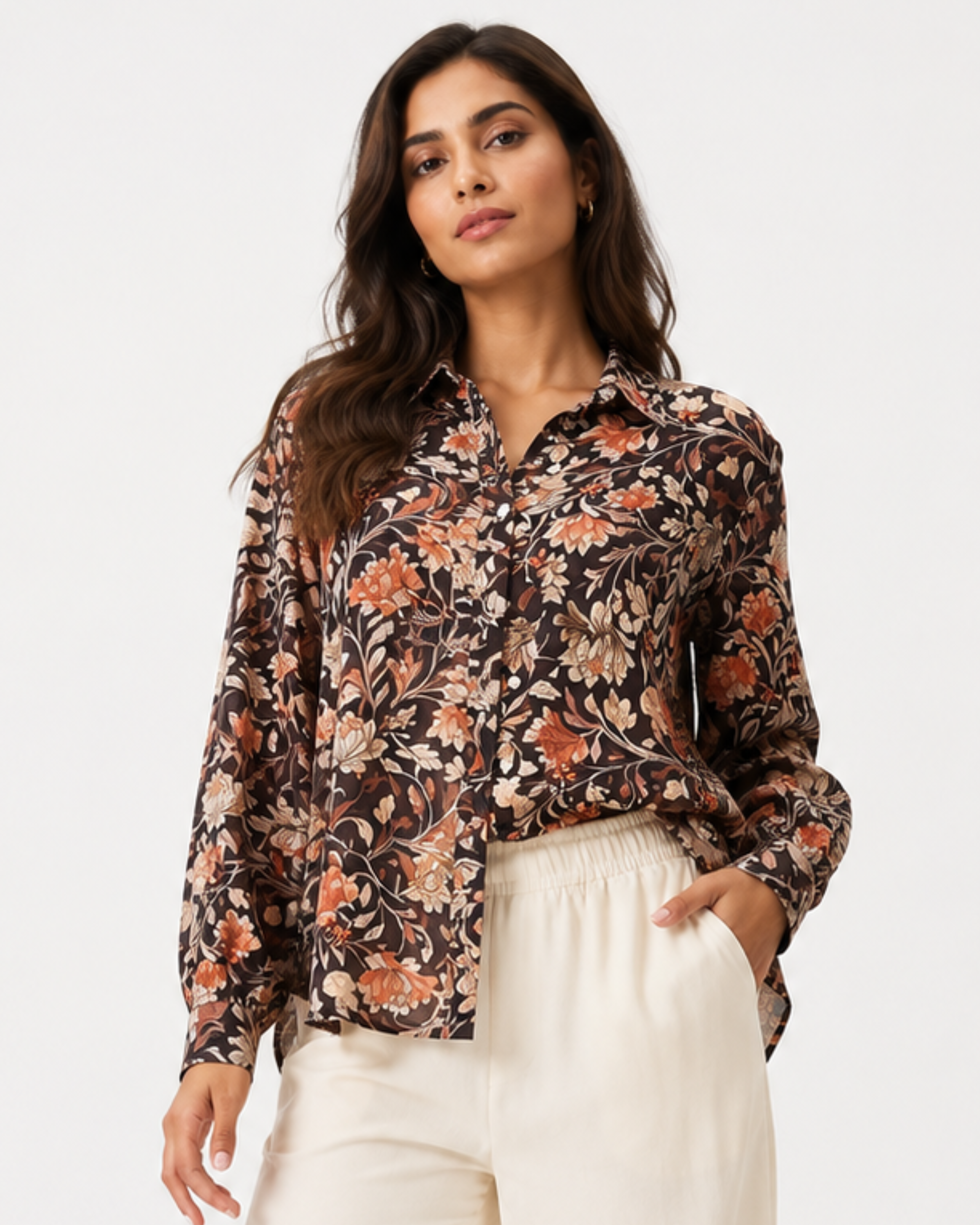 Printed Shirt with Plazo Cord Set