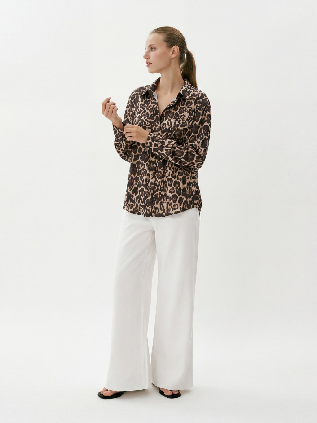 Tiger Print Pattern Shirt