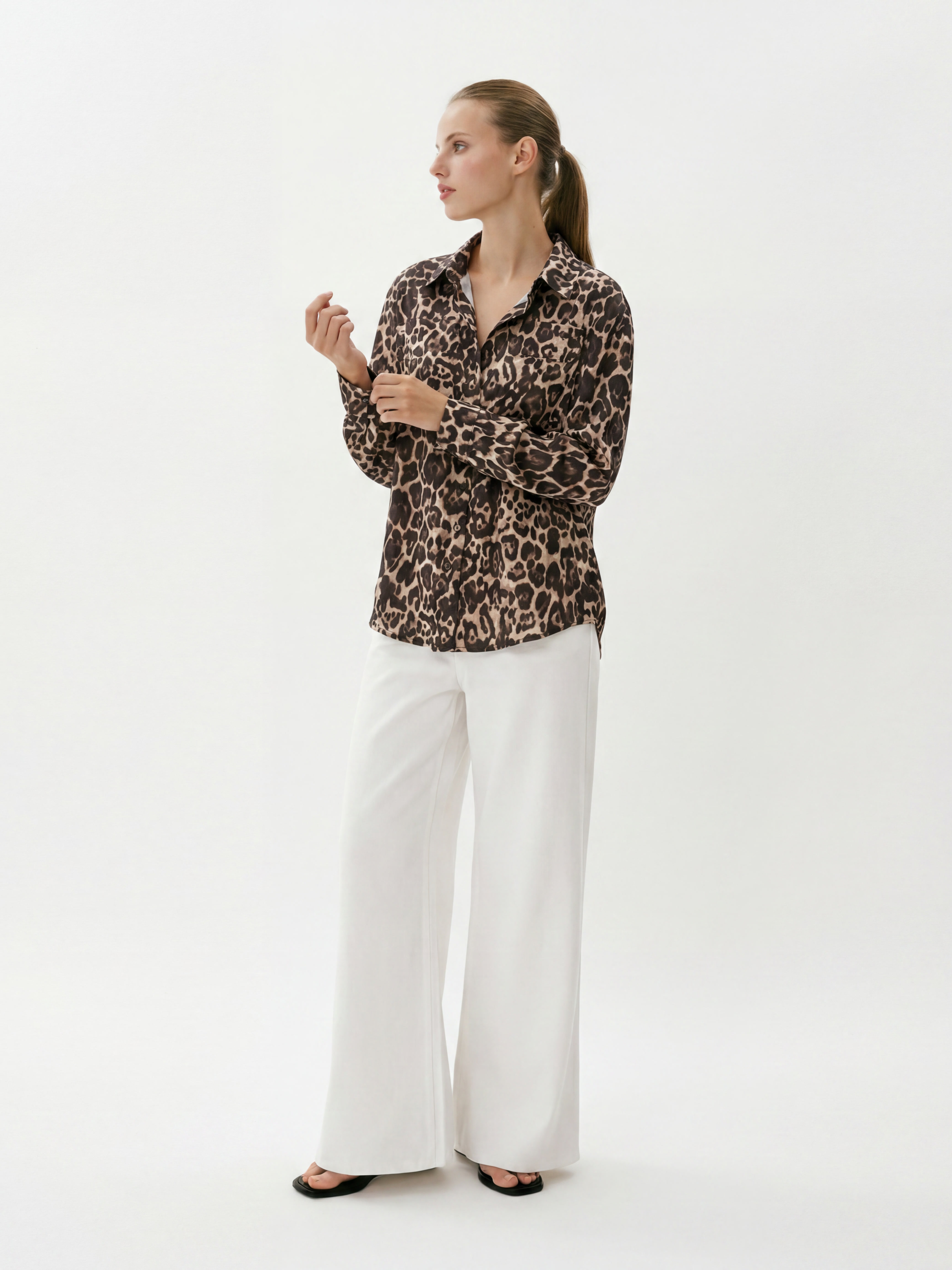 Tiger Print Pattern Shirt