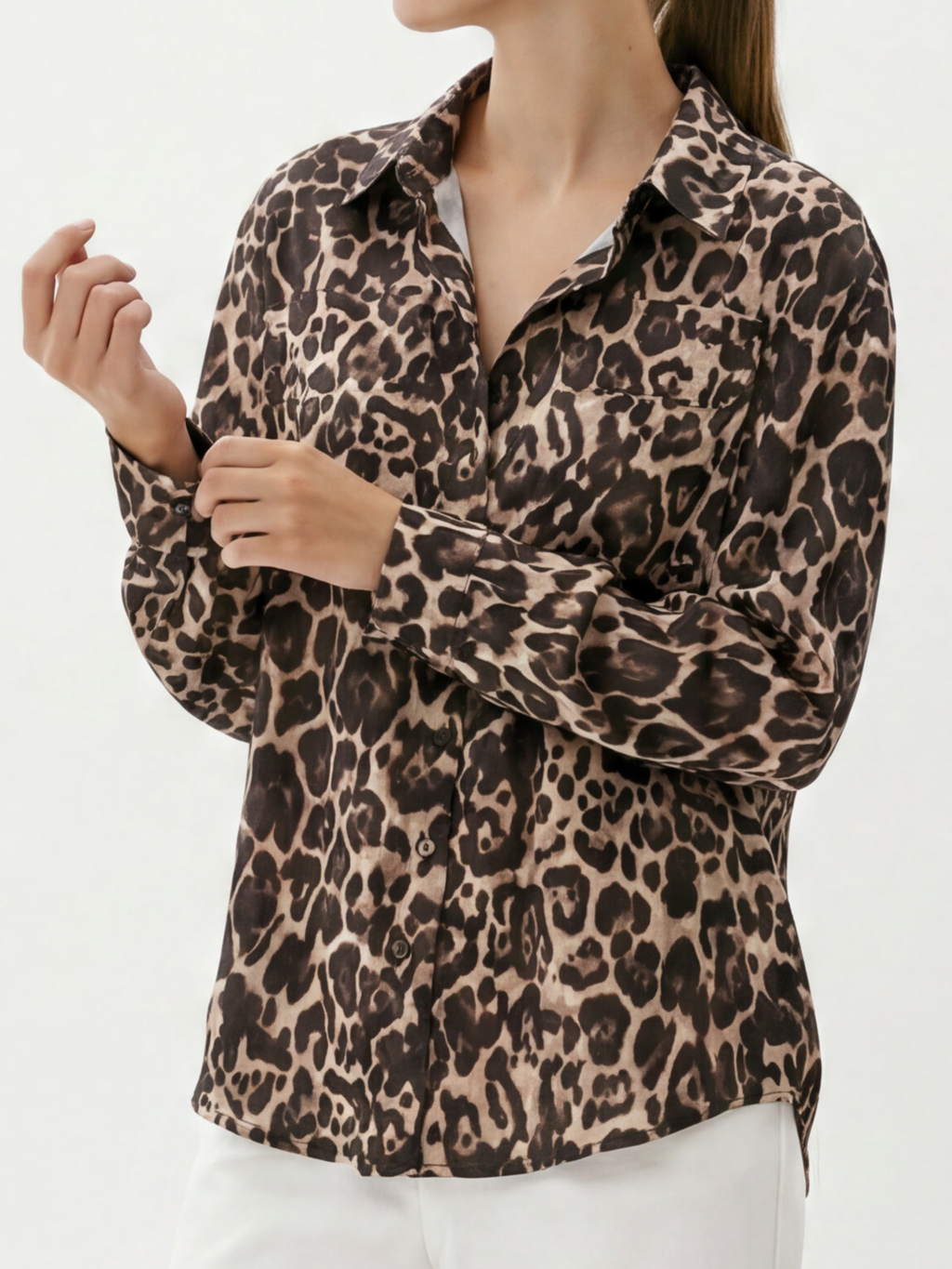 Tiger Print Pattern Shirt