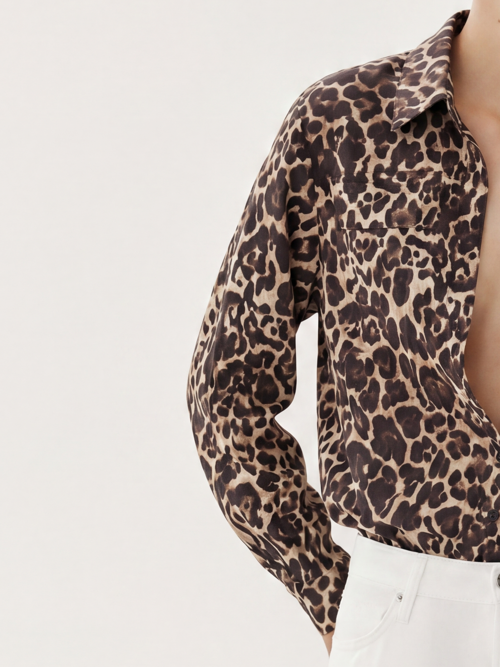 Tiger Print Pattern Shirt