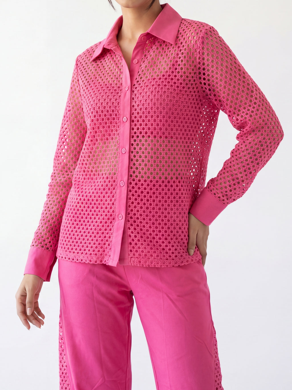 Net Cord Set - Hot Pink