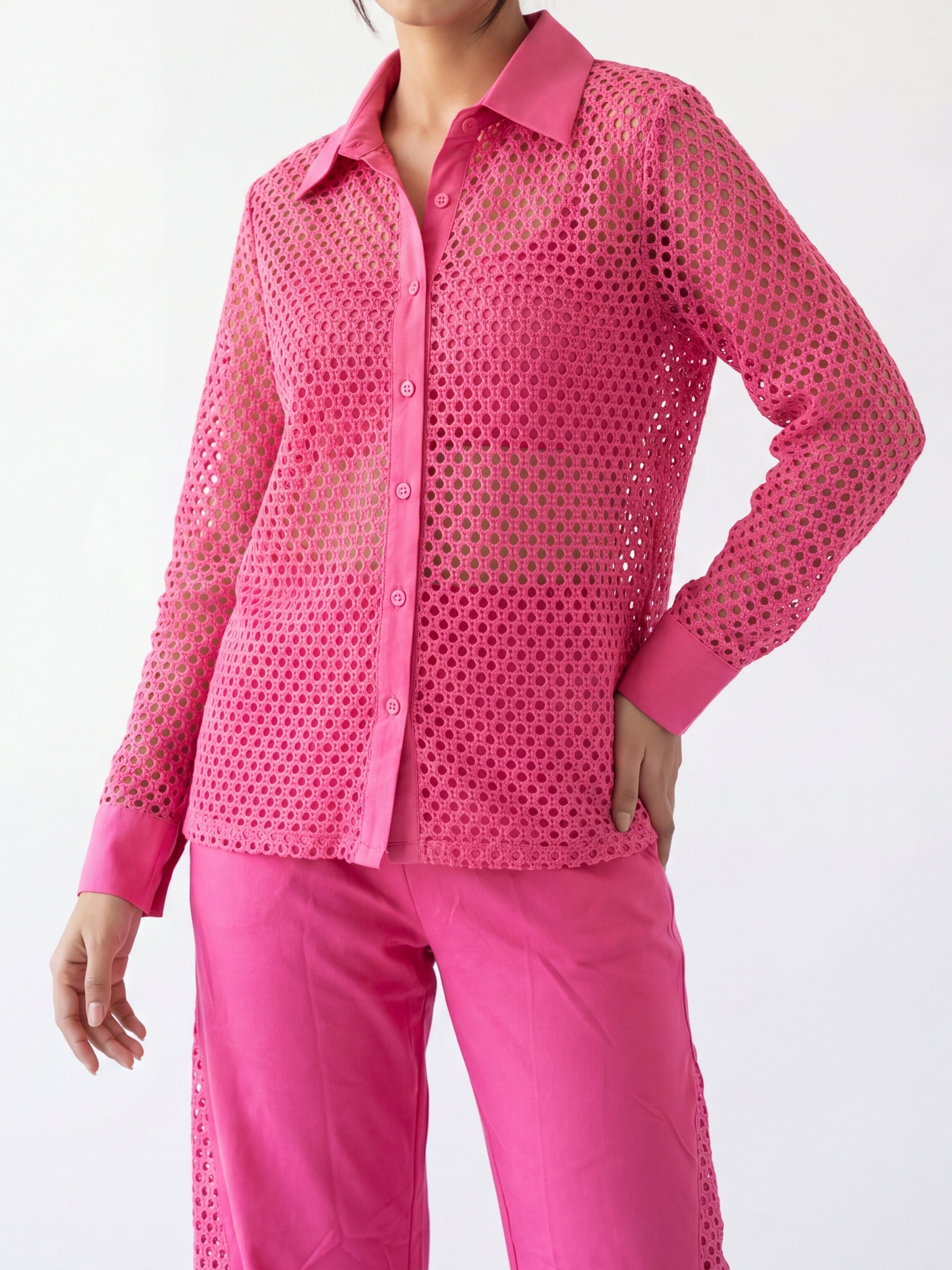 Net Cord Set - Hot Pink