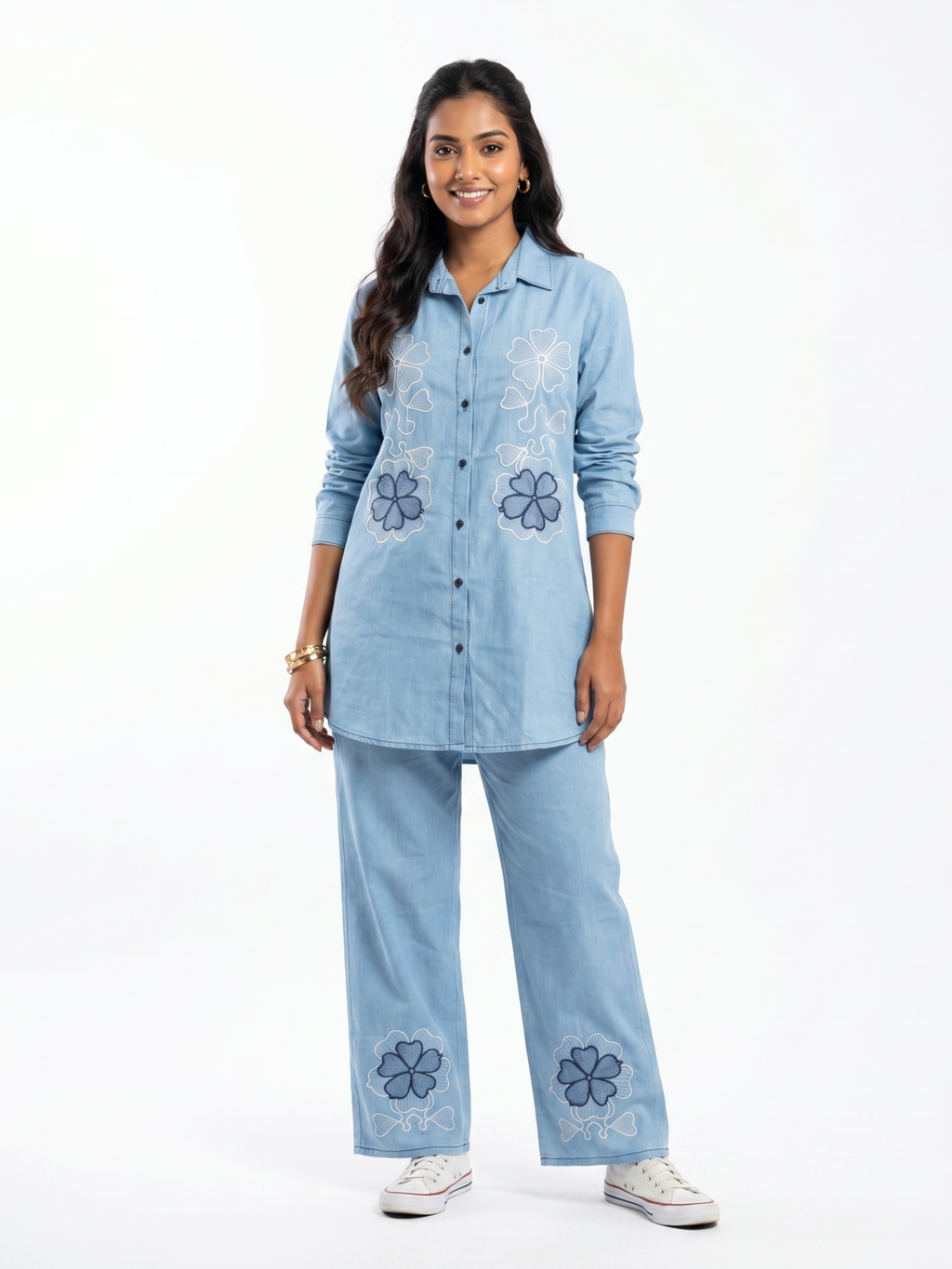 Cotton Cord Set - Light Blue