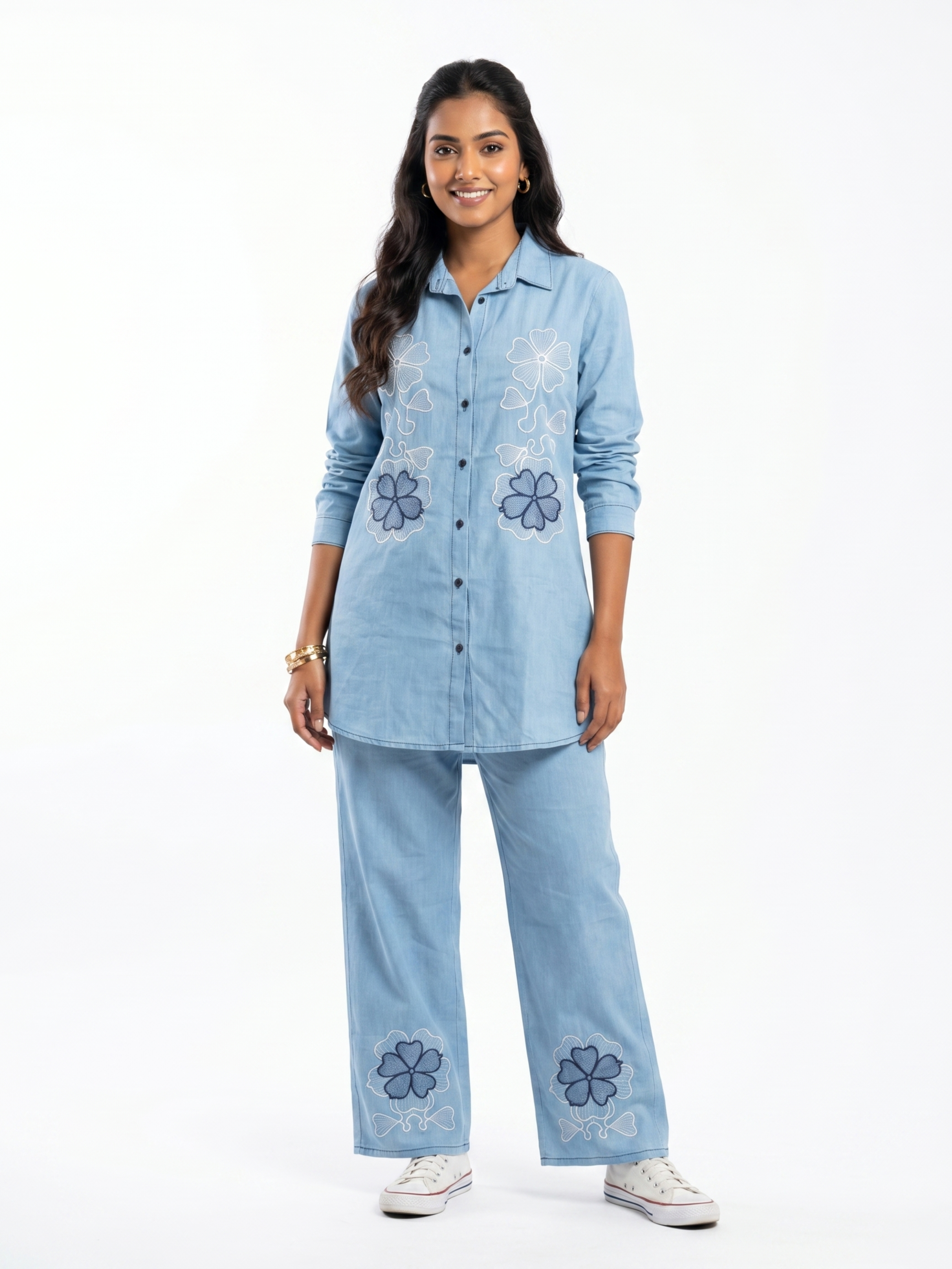 Cotton Cord Set - Light Blue