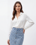 Denim Button Skirt