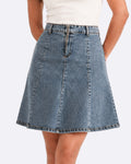 Denim Skirt Short