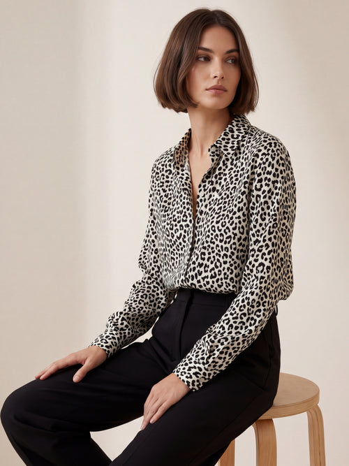Black and white pattern shirt