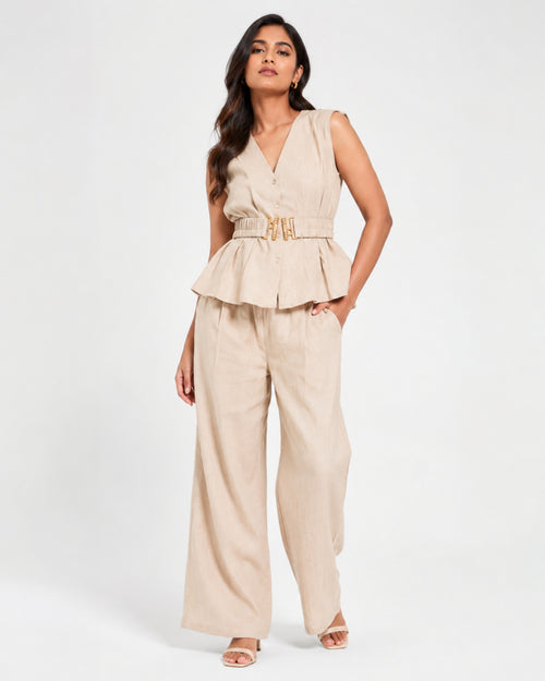 Belt Cord Set - Beige
