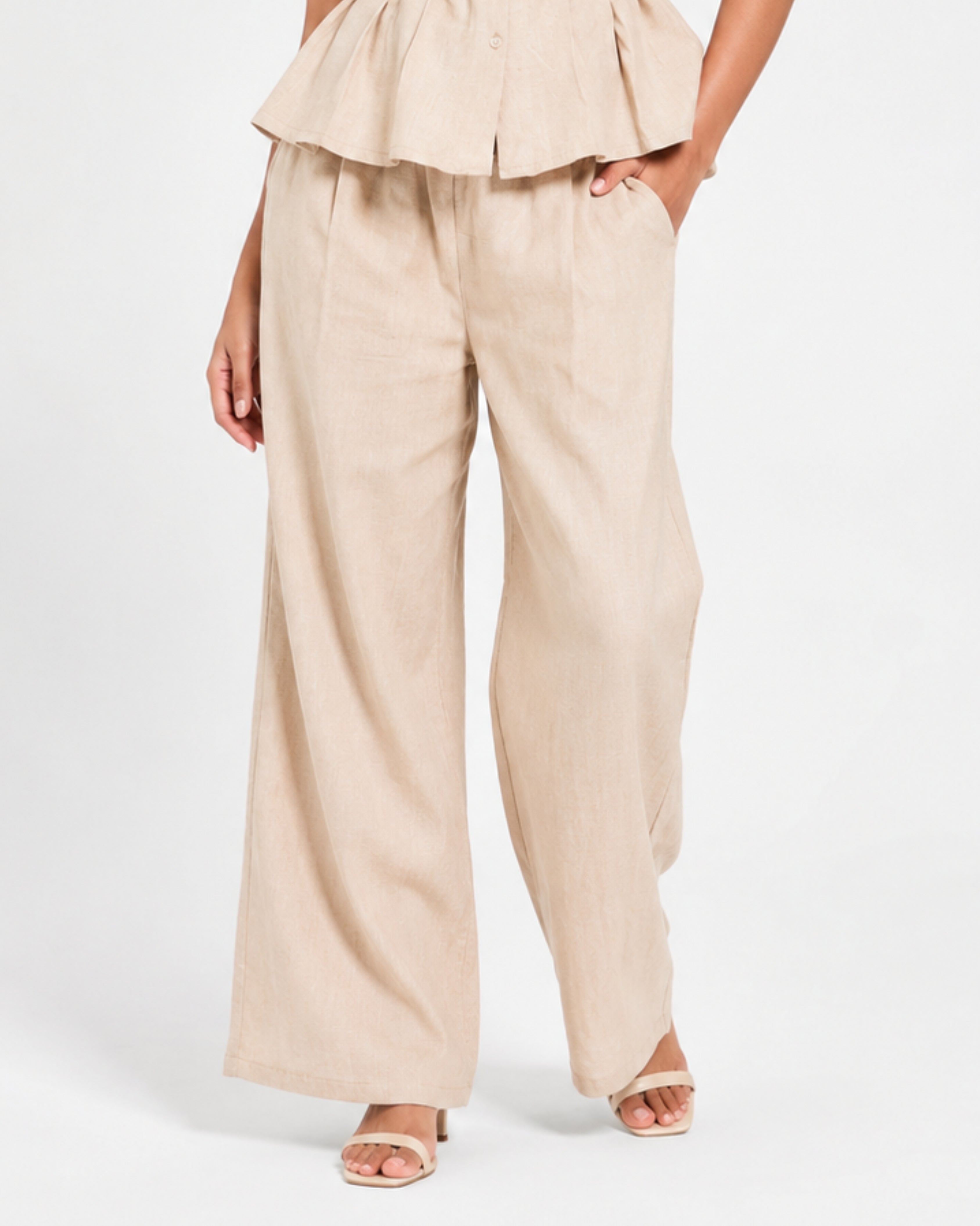 Belt Cord Set - Beige
