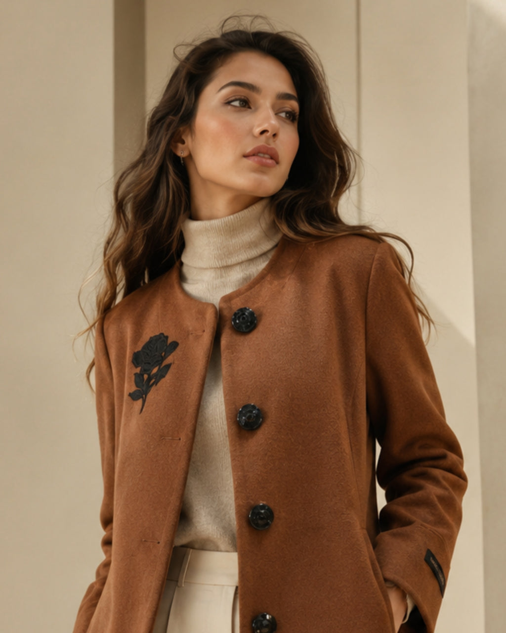 Winter Long Coat Brown