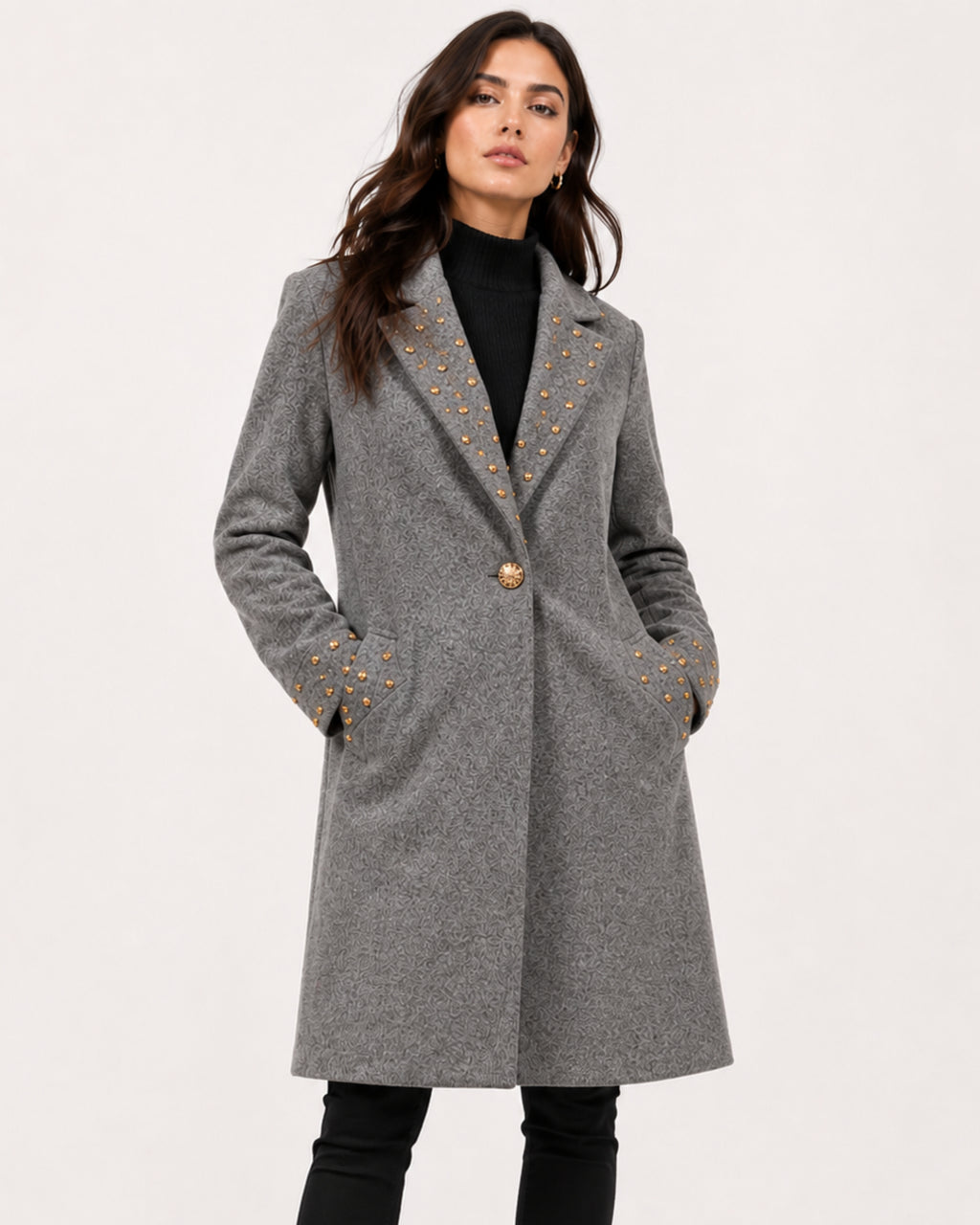 Winter Long Coat Grey