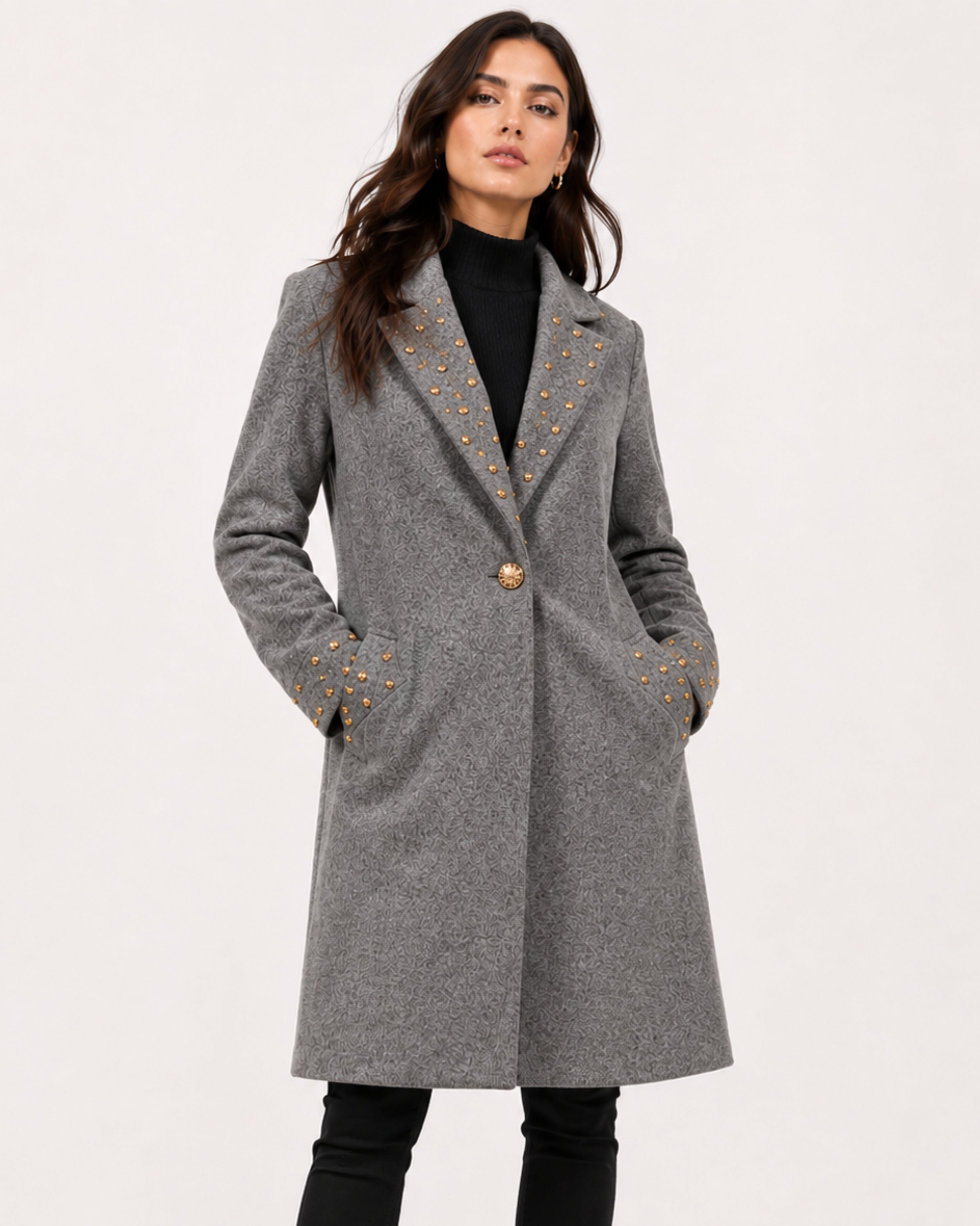 Winter Long Coat Grey