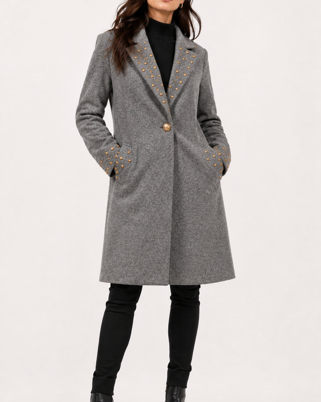 Winter Long Coat Grey