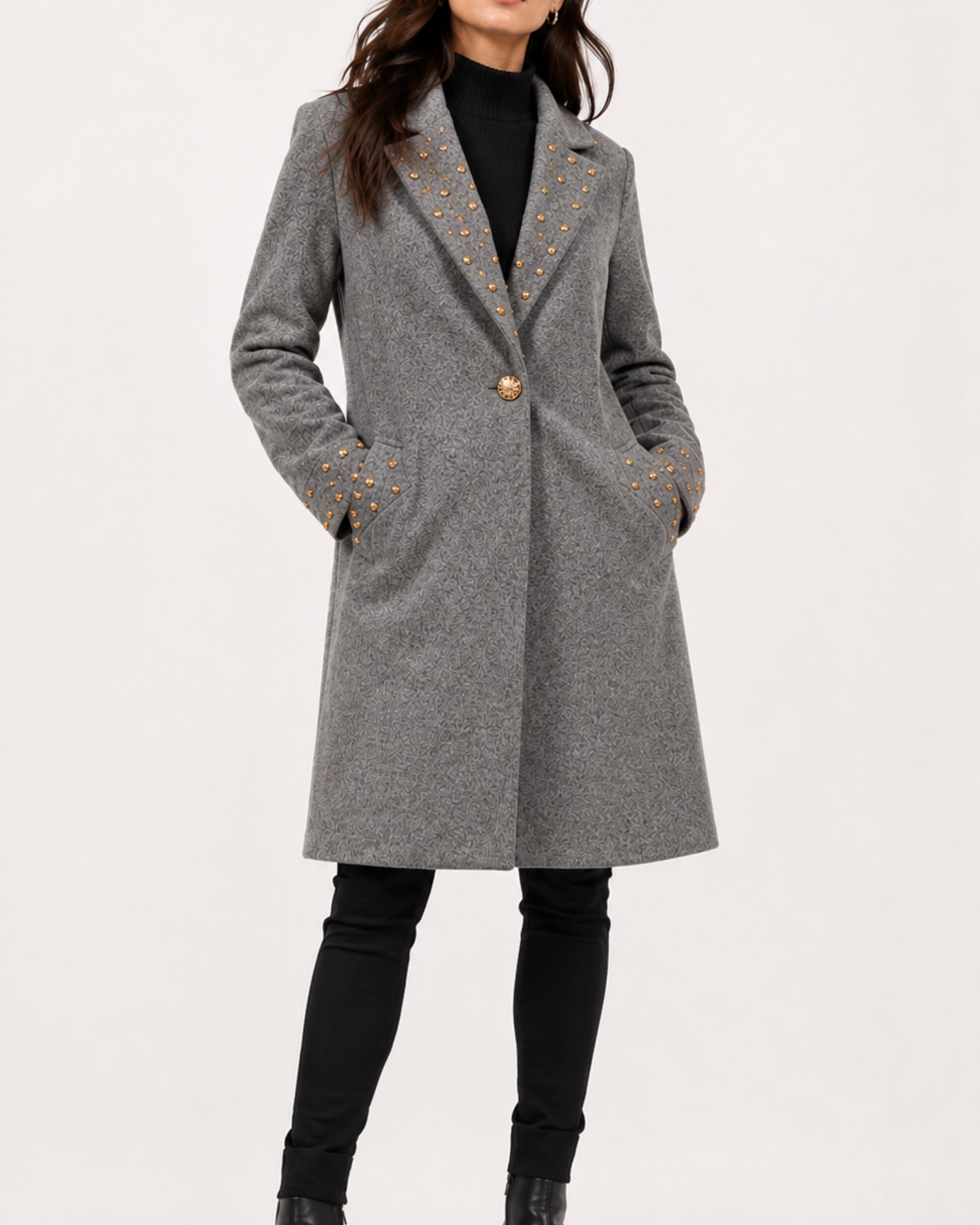 Winter Long Coat Grey