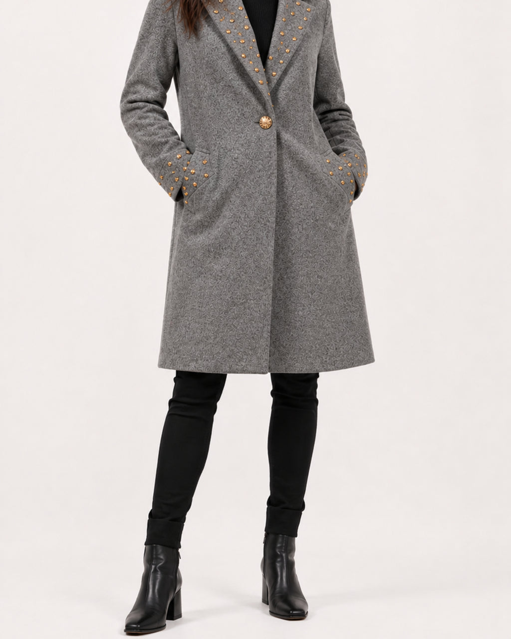 Winter Long Coat Grey