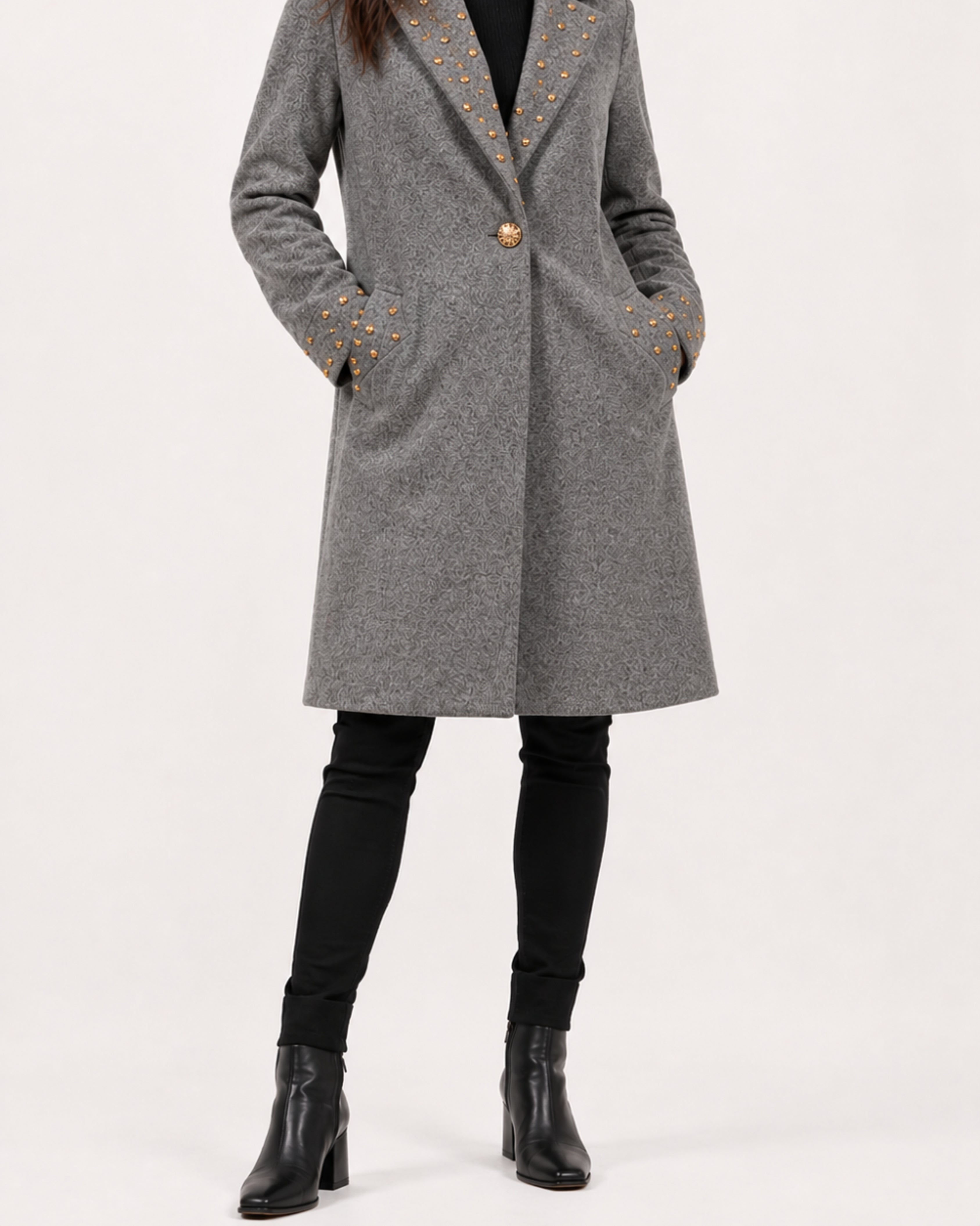 Winter Long Coat Grey